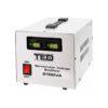 Stabilizator de tensiune TED Electric cu servomotor și sinusoidală pură – Tensiune intrare: 130 ..... 260V AC | Putere activa (kW): 0.6(kW) | Putere aparenta (VA): 1kVA | Frecventa intrare: 50 ..... 60Hz | Conector iesire: 2xSchuko | Greutate(kg): 4.8 kg - TED004697