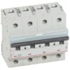 Întrerupător automat LEGRAND DX³ – Numar poli: 4P | Curent nominal (In): 80A | Capacitate de rupere: 10kA - 408703