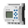 Automat programabil EATON easyE4 – Alimentare: 24V DC | Intrari analogice: 4xAI | Iesiri digitale: 4XDO(RELAY 8A) | Terminale: cleme push-in | Display: DA - EASY-E4-DC-12TC1P