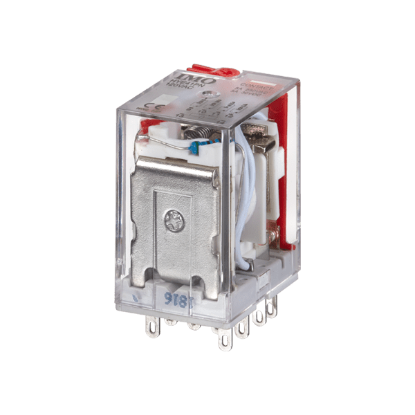 Releu industrial de control IMO HYE – Numar poli: 4P | Curent nominal (In): 5A | Tensiune bobina: 48V DC - HYE41PN48DC