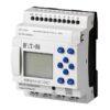 Automat programabil EATON easyE4 – Alimentare: 12/24V DC | 24V AC | Intrari analogice: 4xAI | Iesiri digitale: 4xDO(ON/OFF) | Terminale: cleme cu şurub | Display: DA - EASY-E4-UC-12RC1
